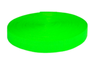 Tassenband 25 mm fluo groen STEVIG