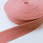 Tassenband 25 mm vuil roze SOEPEL