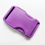 Klikgesp kunststof lila 25 mm