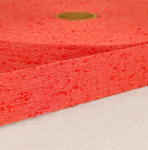 Tassenband 30 mm gemêleerd maraschino