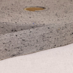 Tassenband 30 mm gemêleerd licht grijs