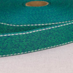 Tassenband 30 mm met stiksel teal