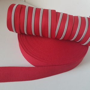 Tassenband 38/40 mm rood STEVIG