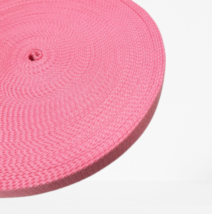 Tassenband 25 mm licht roze