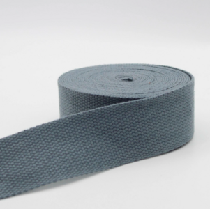 Tassenband 20 mm stone/grijsblauw