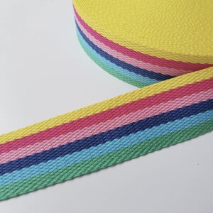 Tassenband 30 mm rainbow