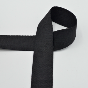 Tassenband 38/40 mm zwart SOFT