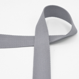 Tassenband 30 mm grijs