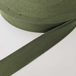 Tassenband 38/40 mm leger groen SOFT