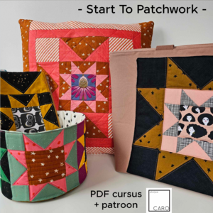 Start To Patchwork - Double Star Flower
