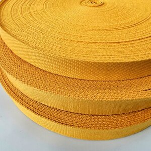 Tassenband 25 mm mosterd STEVIG